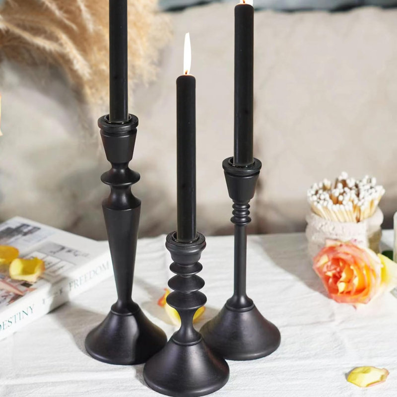 3 candle holder set discount